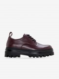 Calvin Klein Lug Leather Lace Up Shoes