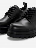 Calvin Klein Lug Leather Lace Up Shoes