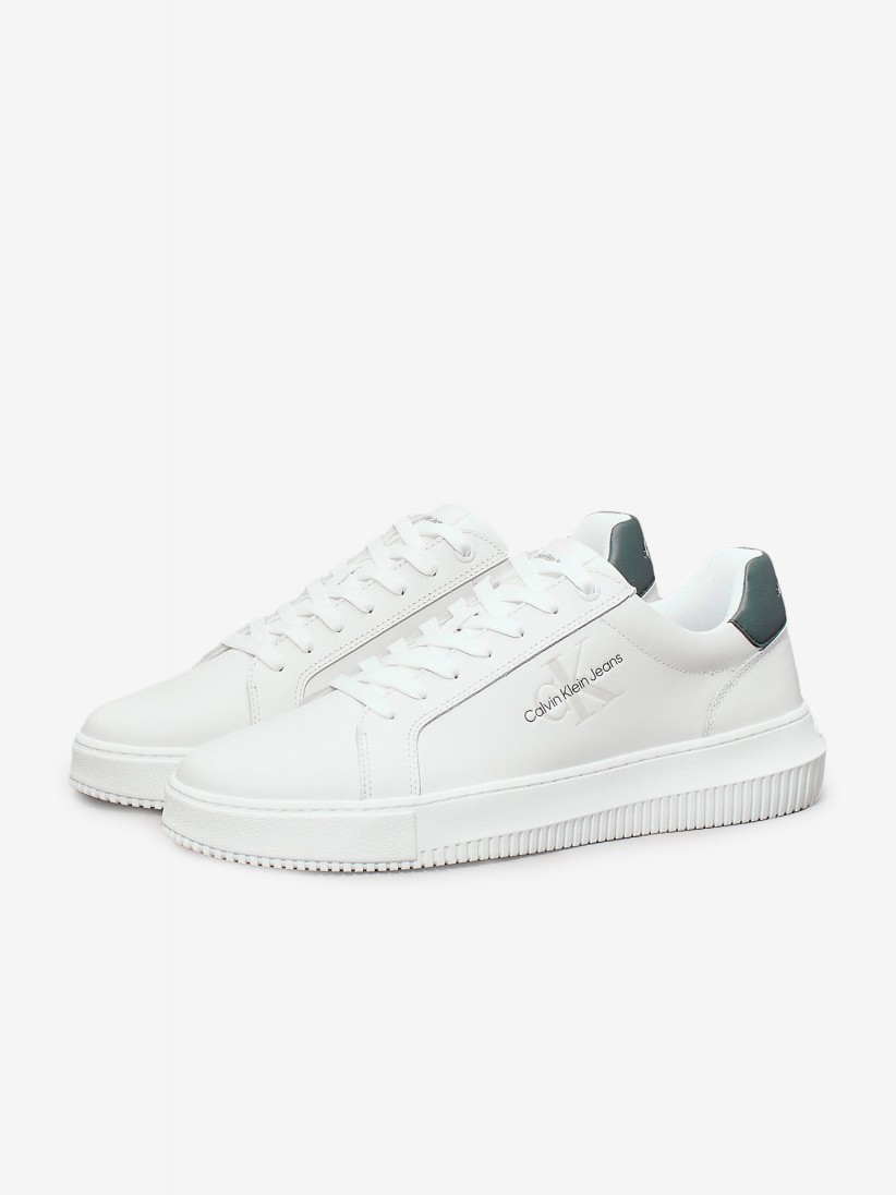 Calvin Klein Leather Chunky Cupsole Sneakers