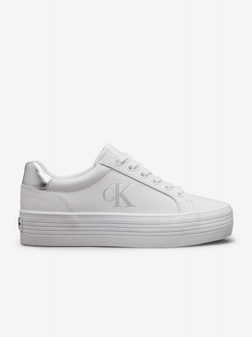 Calvin Klein Leather Platform Sneakers