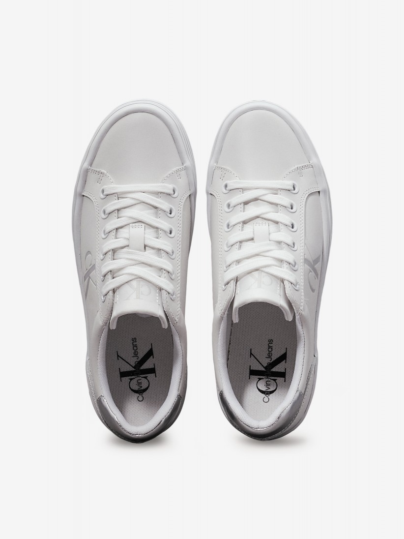 Calvin Klein Leather Platform Sneakers