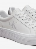 Calvin Klein Leather Platform Sneakers