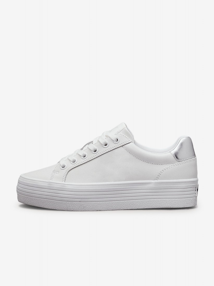 Calvin Klein Leather Platform Sneakers