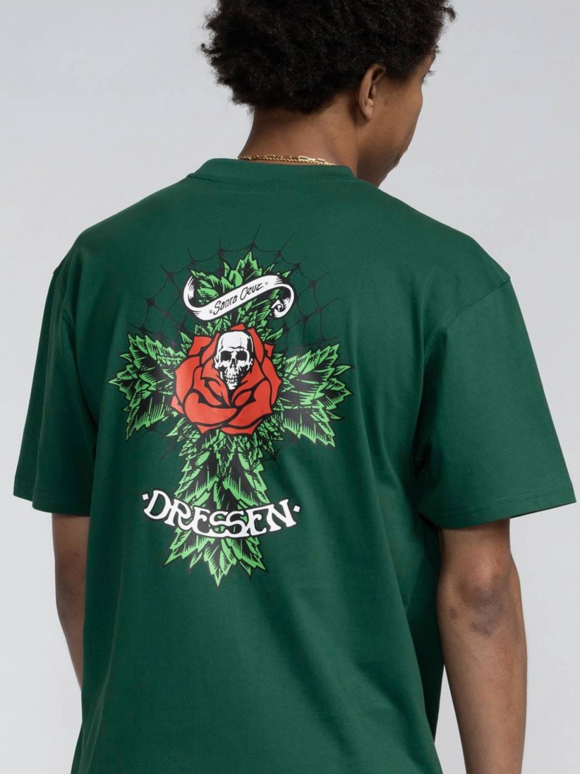 T-shirt Santa Cruz Dressen Rose Cross 2