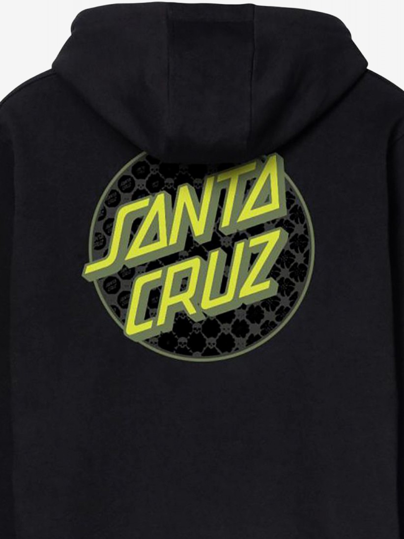 Santa Cruz Meyer Freestyle Dot Hoodie - SCA-HDY-637-BLK