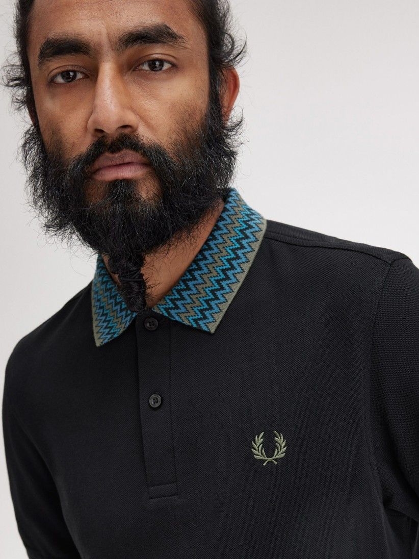 Polo Fred Perry Jacquard Collar