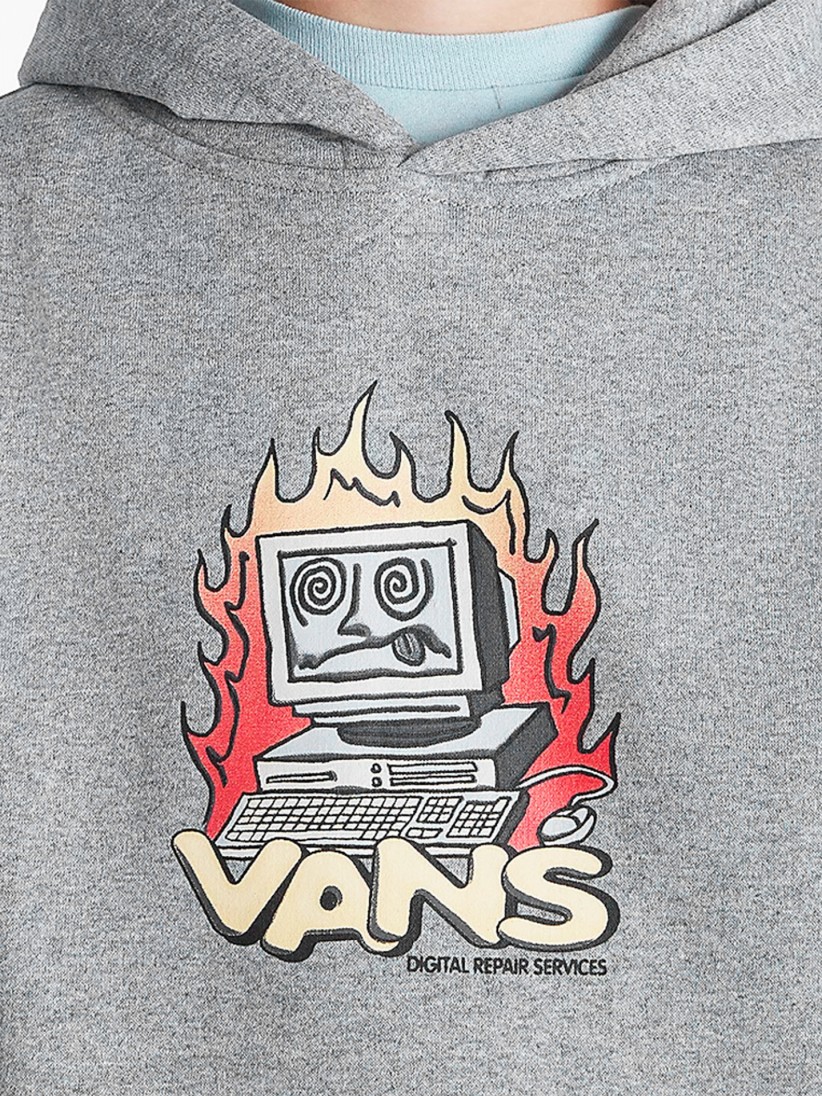 Camisola com Capuz Vans Digital Repair PO Kids