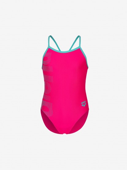 Logo Girl One Piece Kids Swimsuit