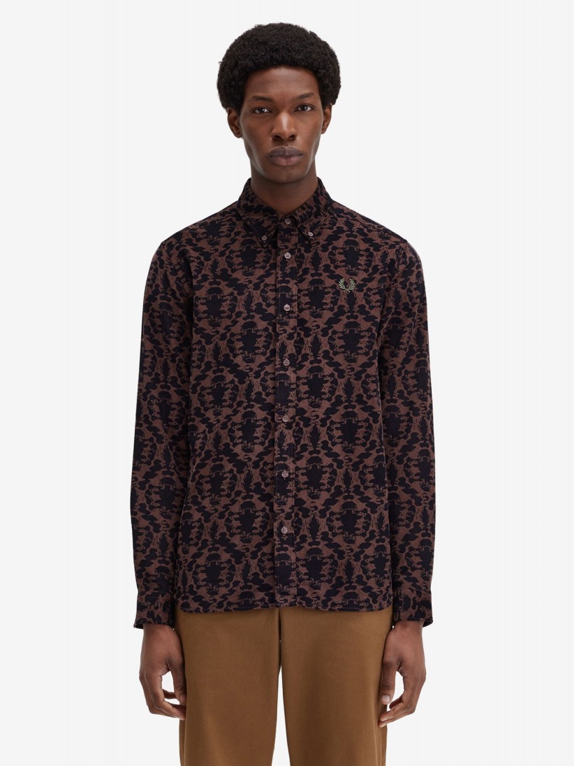 Camisa Fred Perry Corduroy Repetitive Print