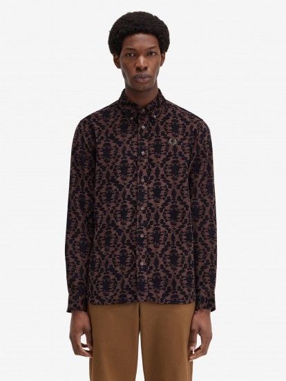 Fred Perry Corduroy Repetitive Print Shirt