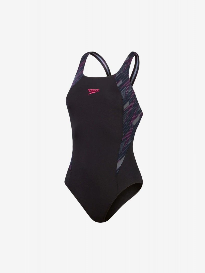 Speedo Hyperboom Splice Muscleback Swimsuit