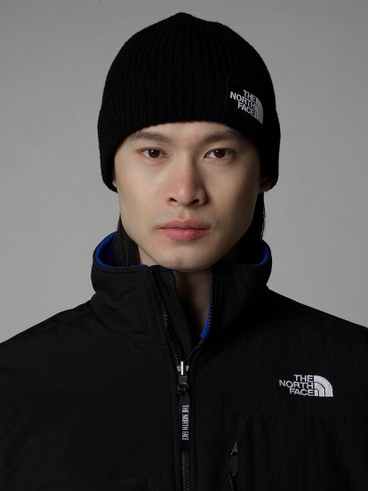 The North Face Logo Box Cuffed Beanie