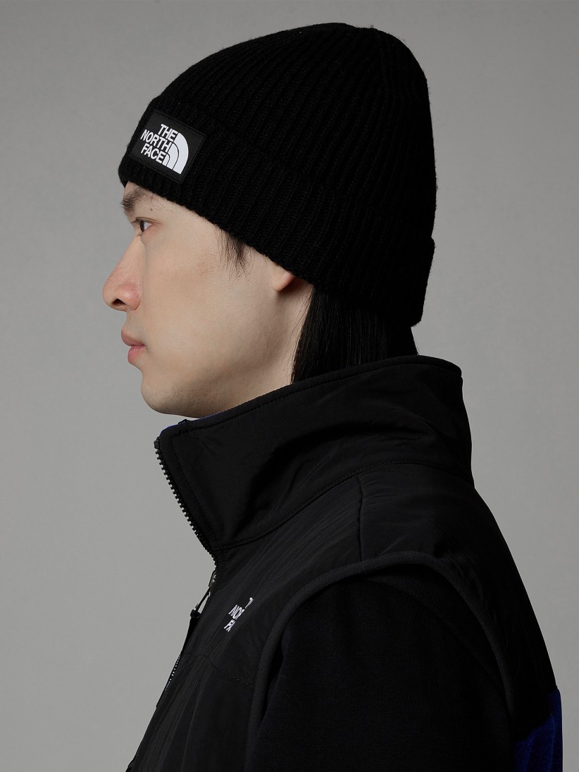 The North Face Logo Box Cuffed Beanie