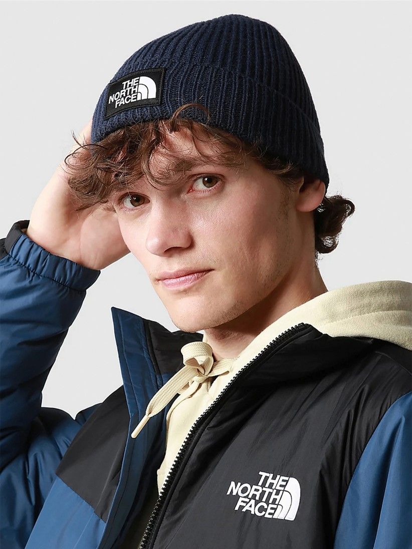 The North Face Logo Box Cuffed Beanie