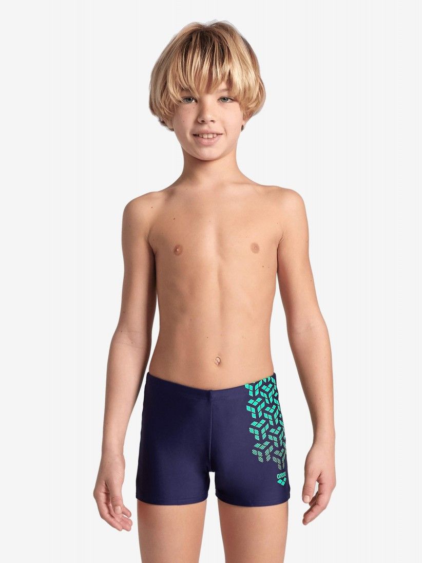 Arena Graphic Kikko V Print Kids Swimming Shorts