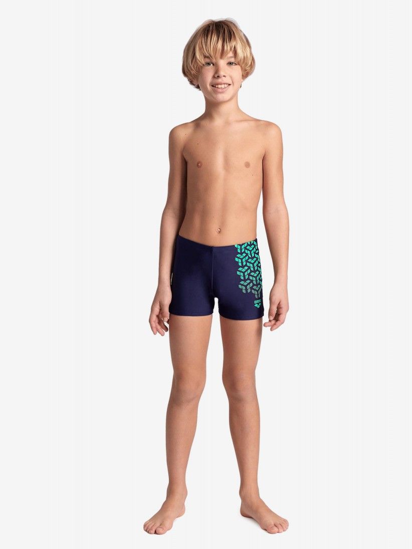 Arena Graphic Kikko V Print Kids Swimming Shorts