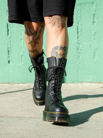 Botas Dr. Martens 1B99 Pisa Leather Mid Calf Lace Up