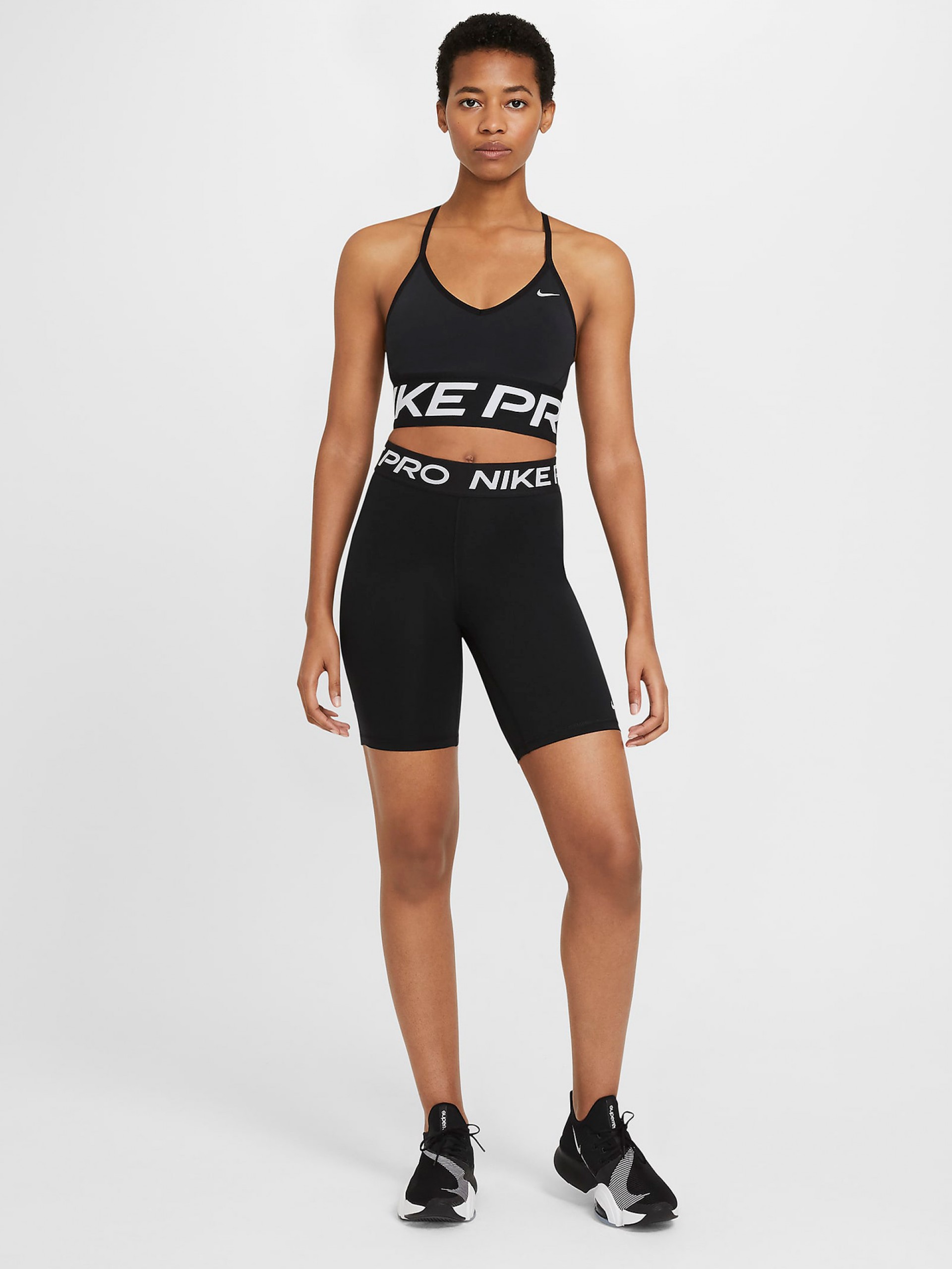 Nike Pro 365 20cm Black Shorts For Women