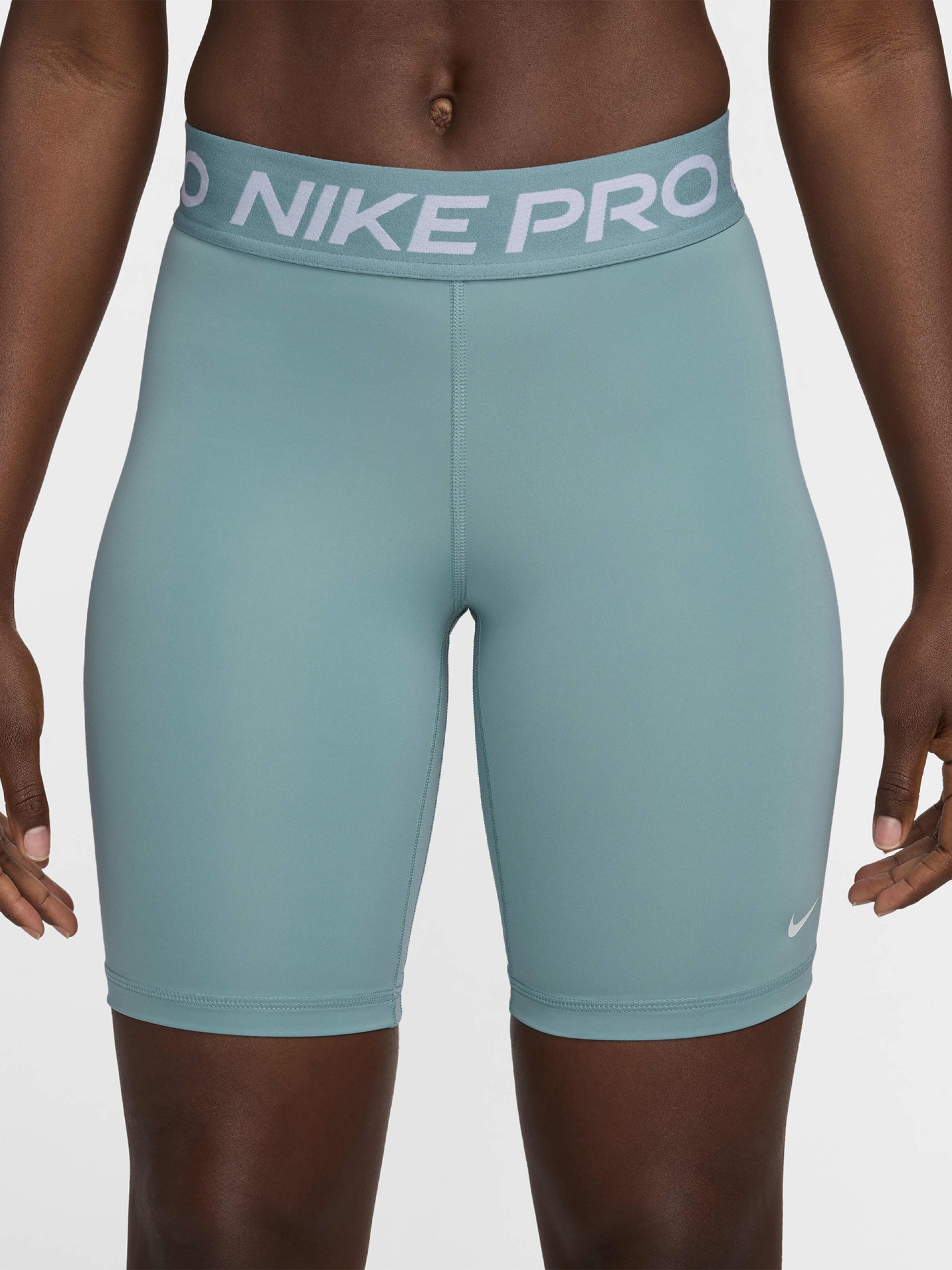 Nike Pro 365 20cm Blue Shorts For Women