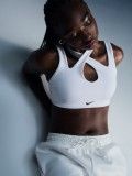 Nike Freestyle Light Support White Sports Bra