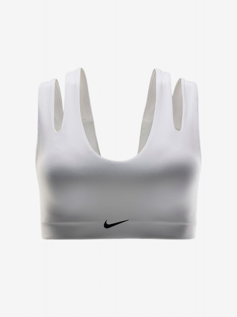 Nike Freestyle Light Support White Sports Bra