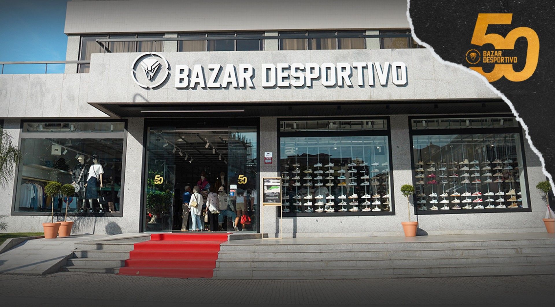 Abrimos a nova loja do Bazar Desportivo em Santo Tirso