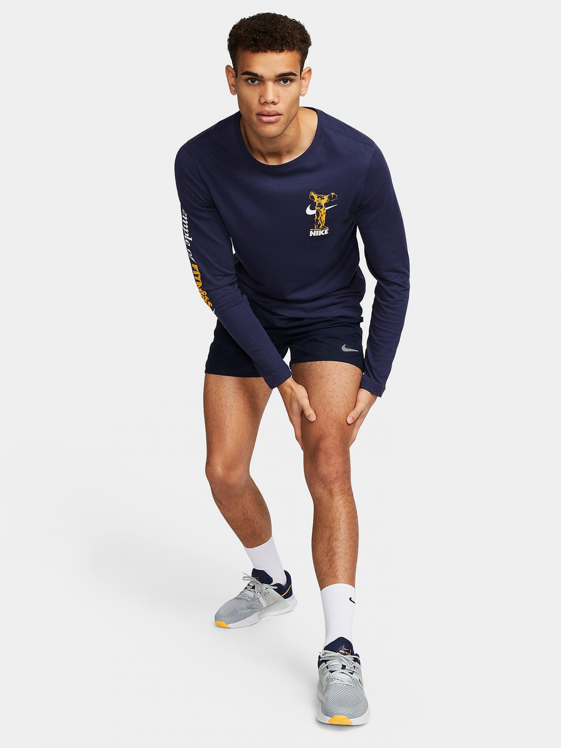 Nike Dri-FIT Challenger 13cm Blue Running Shorts For Men