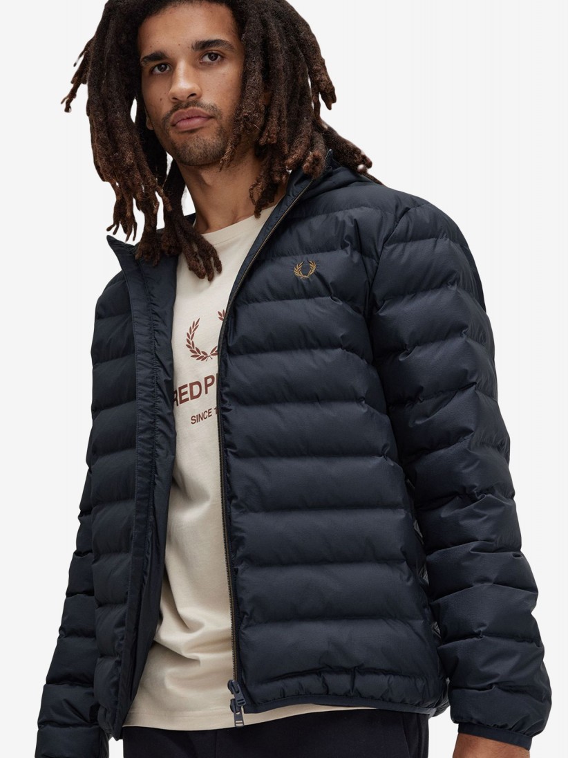 Casaco Fred Perry Hooded Insulated