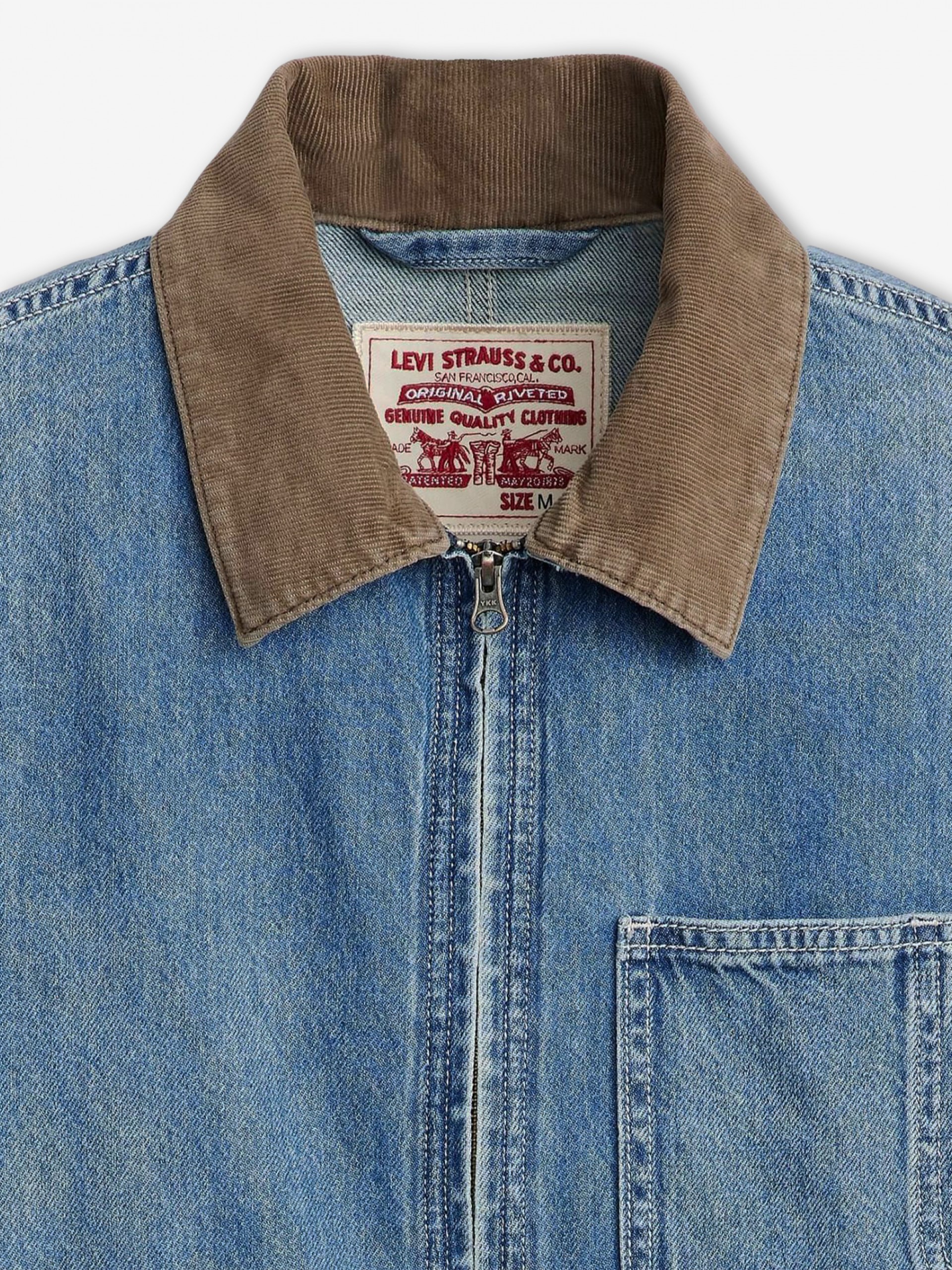 Casaco Levis Full-Zip Mechanics Trucker