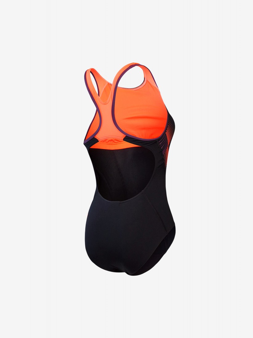 Speedo Placement Laneback Swimsuit