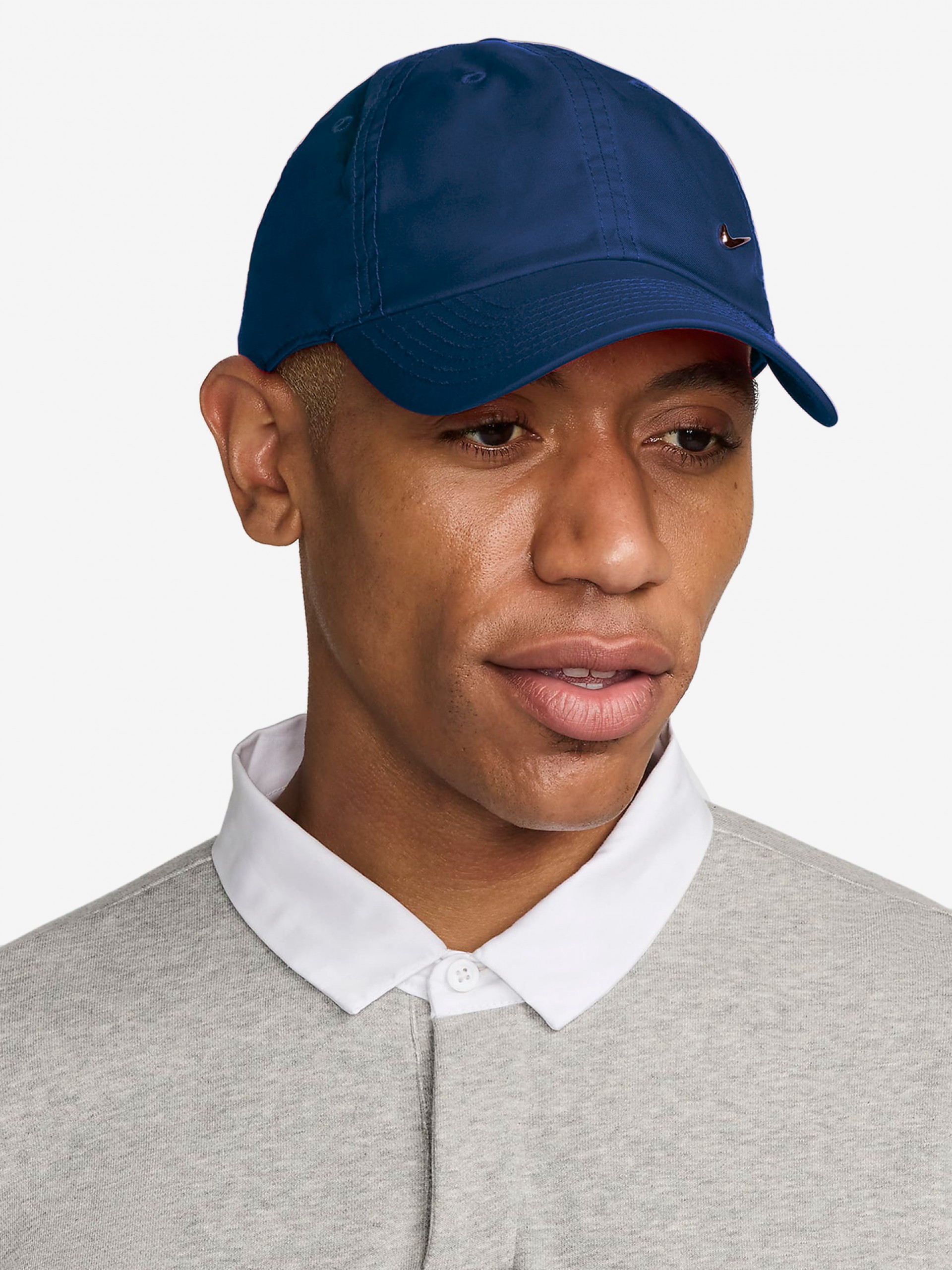 Gorra Nike Dri-FIT Club Unstructured Metal Swoosh Azul