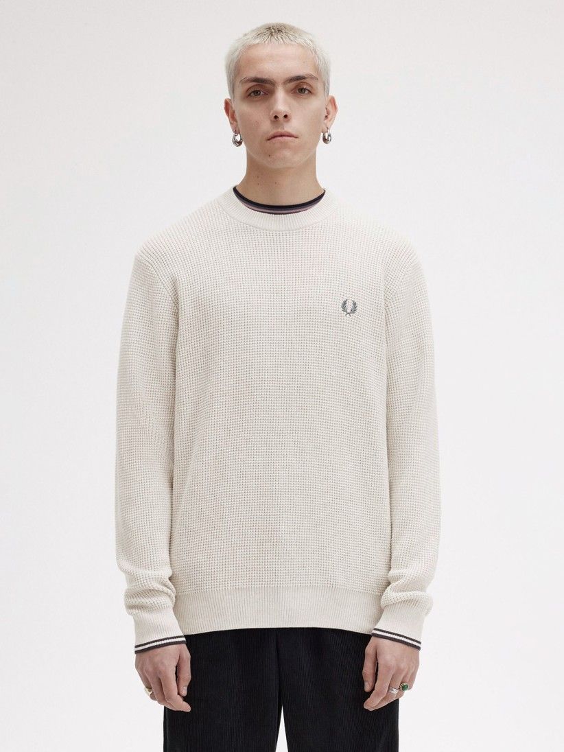 Camisola Fred Perry Waffle Stitch