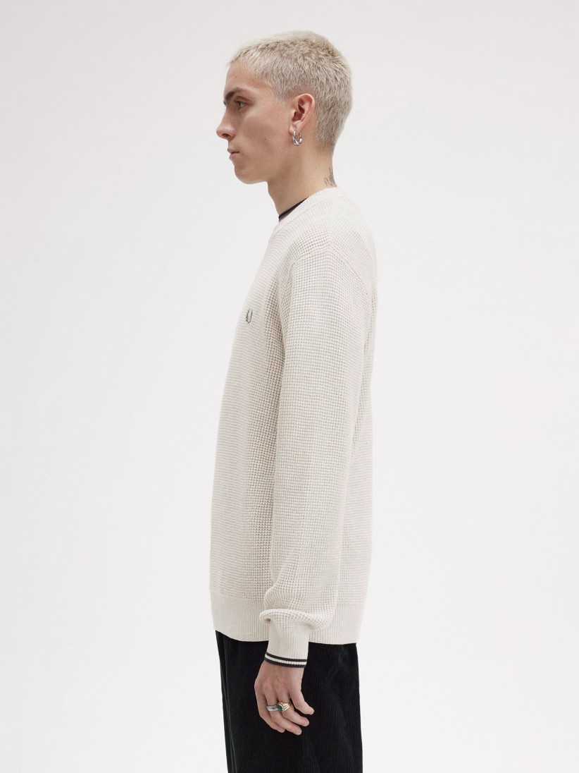 Fred Perry Waffle Stitch Jumper