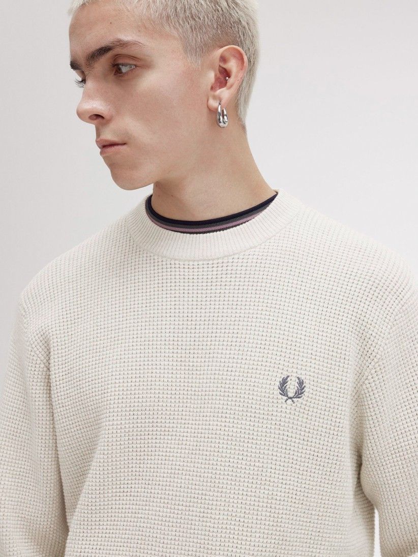 Fred Perry Waffle Stitch Jumper