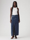 Levis Ankle Column Denim Skirt