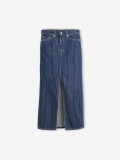 Levis Ankle Column Denim Skirt