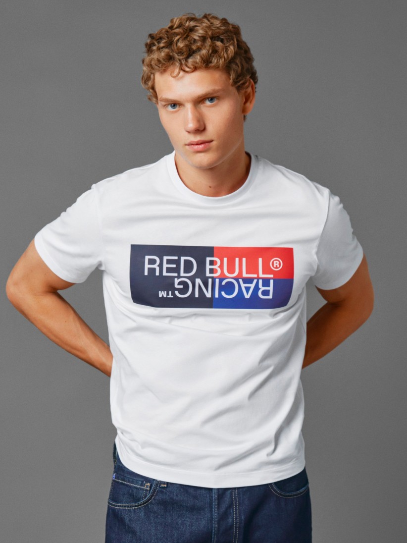 T-shirt Pepe Jeans Red Bull Racing Color Block Logo T-shirt Pepe Jeans Red Bull Racing Color Block Logo