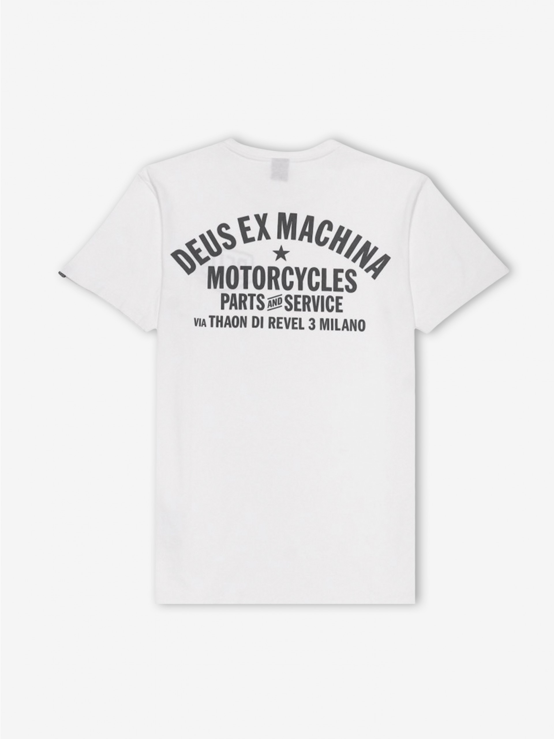 T-shirt Deus Ex Machina Milano Address Branca