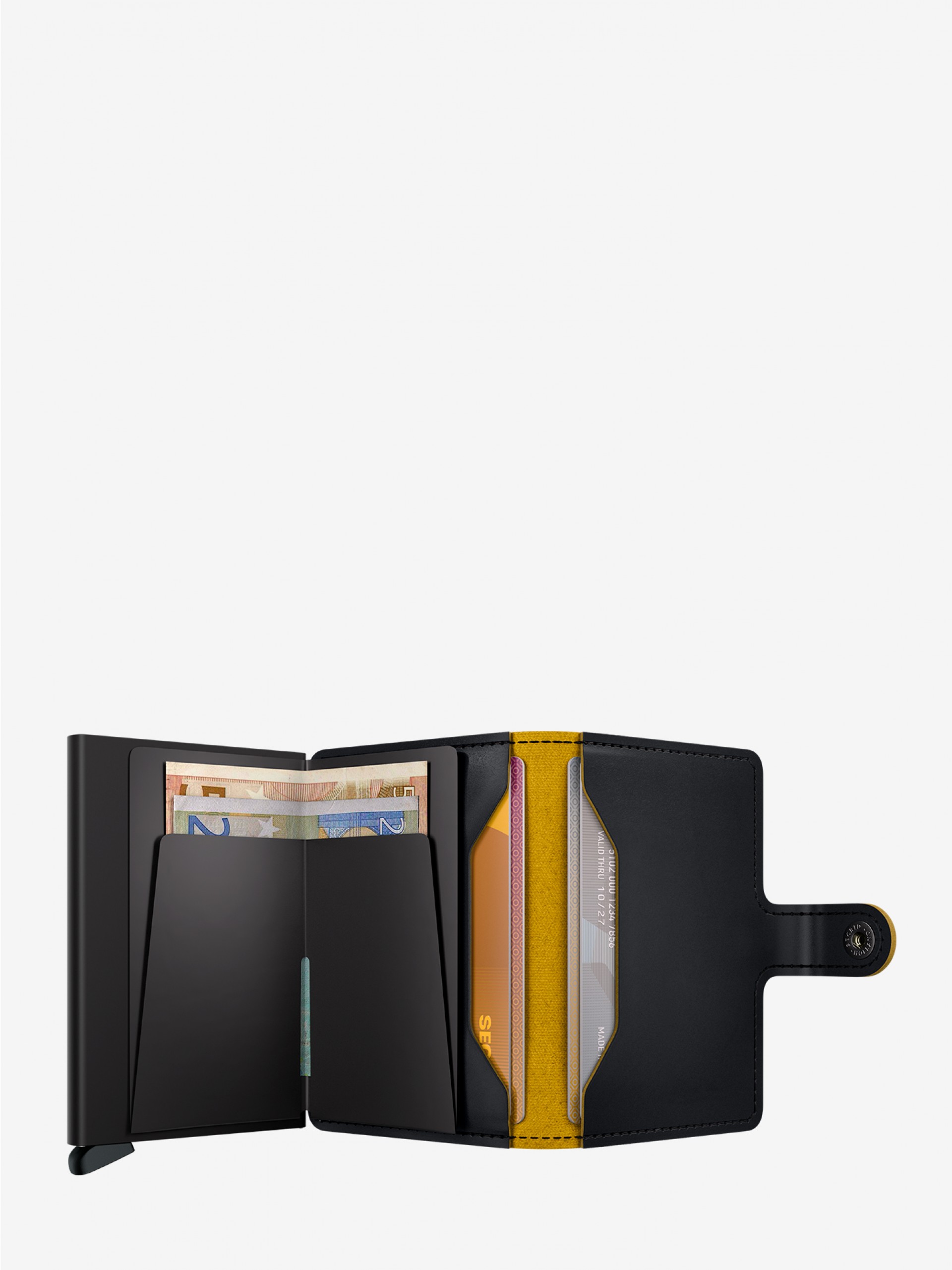 Cartera MM Secrid Negra y Amarilla