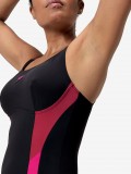 Speedo Shaping Solid Splice Swimsuit