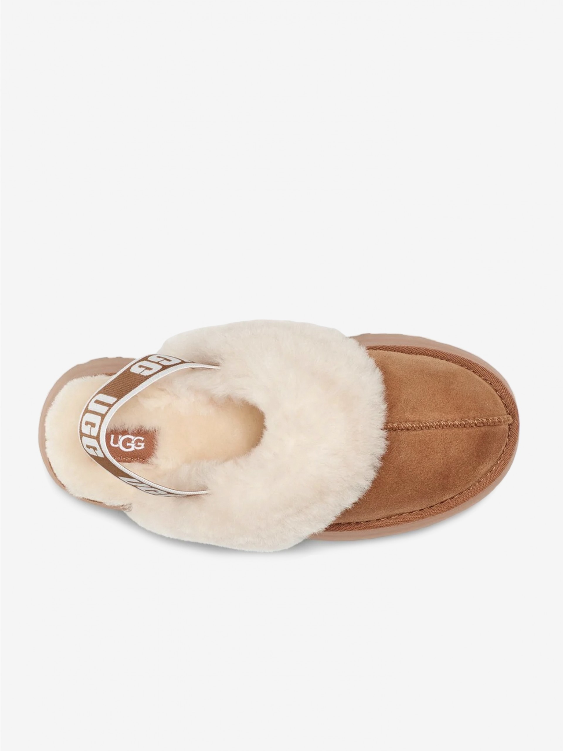 Pantufas Ugg Funkette Camel Para Mulher