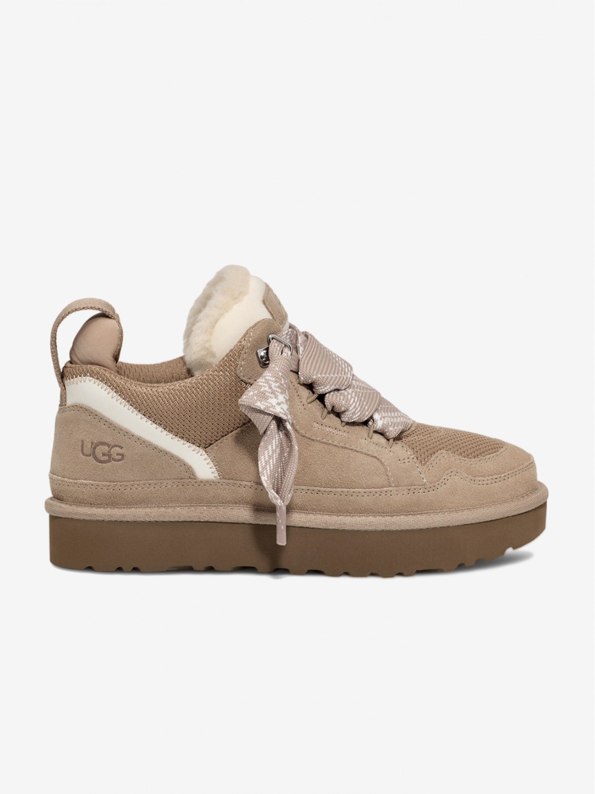 Ugg Lowmel Beige Sneakers For Women