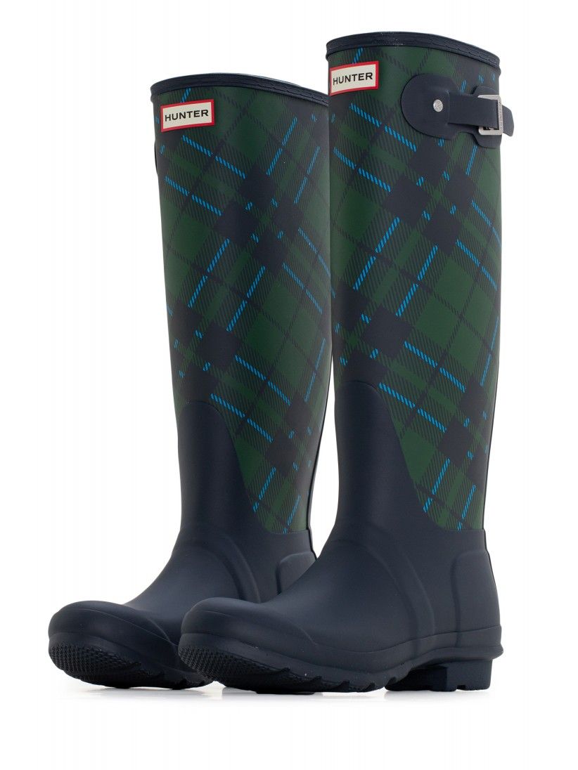 Hunter Women's Original Tall Tartan Printed Boots