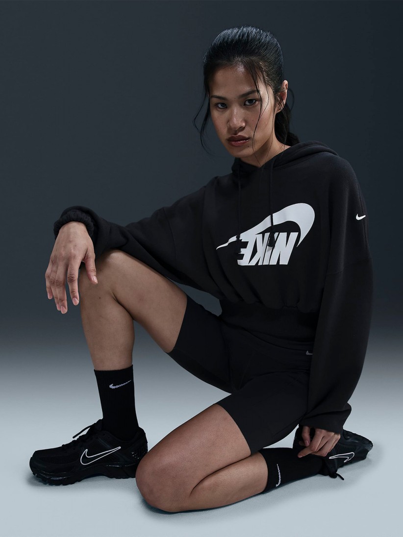 Sudadera con Capucha Nike Sportswear Oversized Cropped French Terry