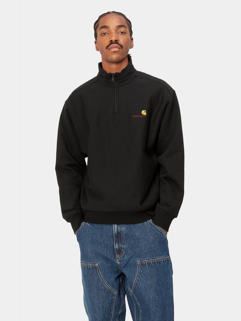 Sudadera Carhartt WIP Half Zip American Script