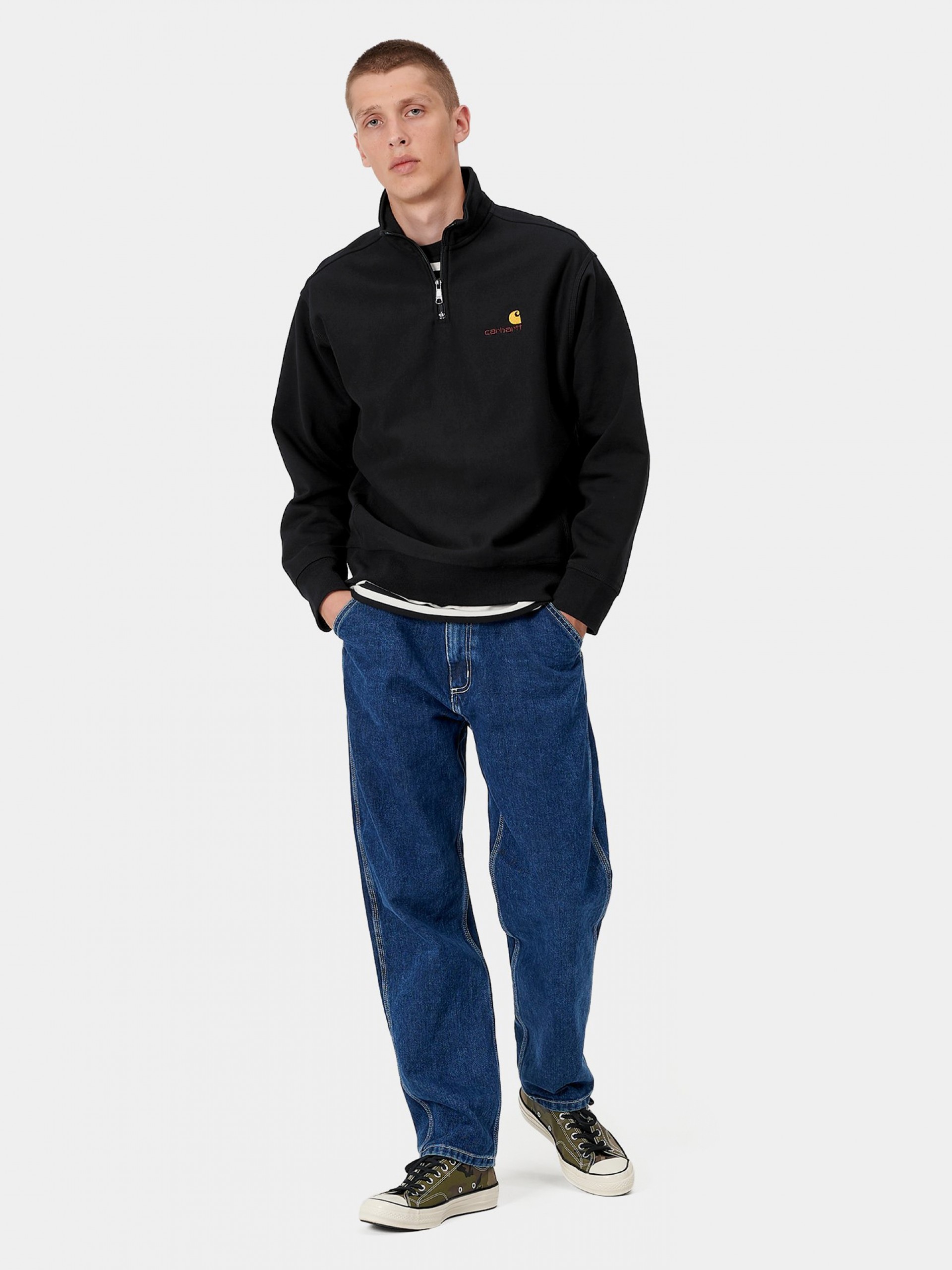 Camisola com Fecho Carhartt WIP American Script