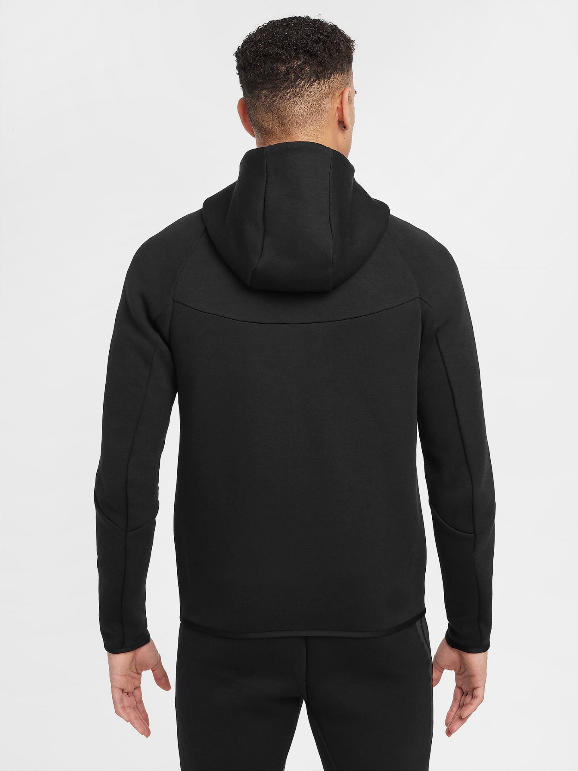 Chaqueta con Capucha Nike Tech Fleece Windrunner Negra Para Hombre