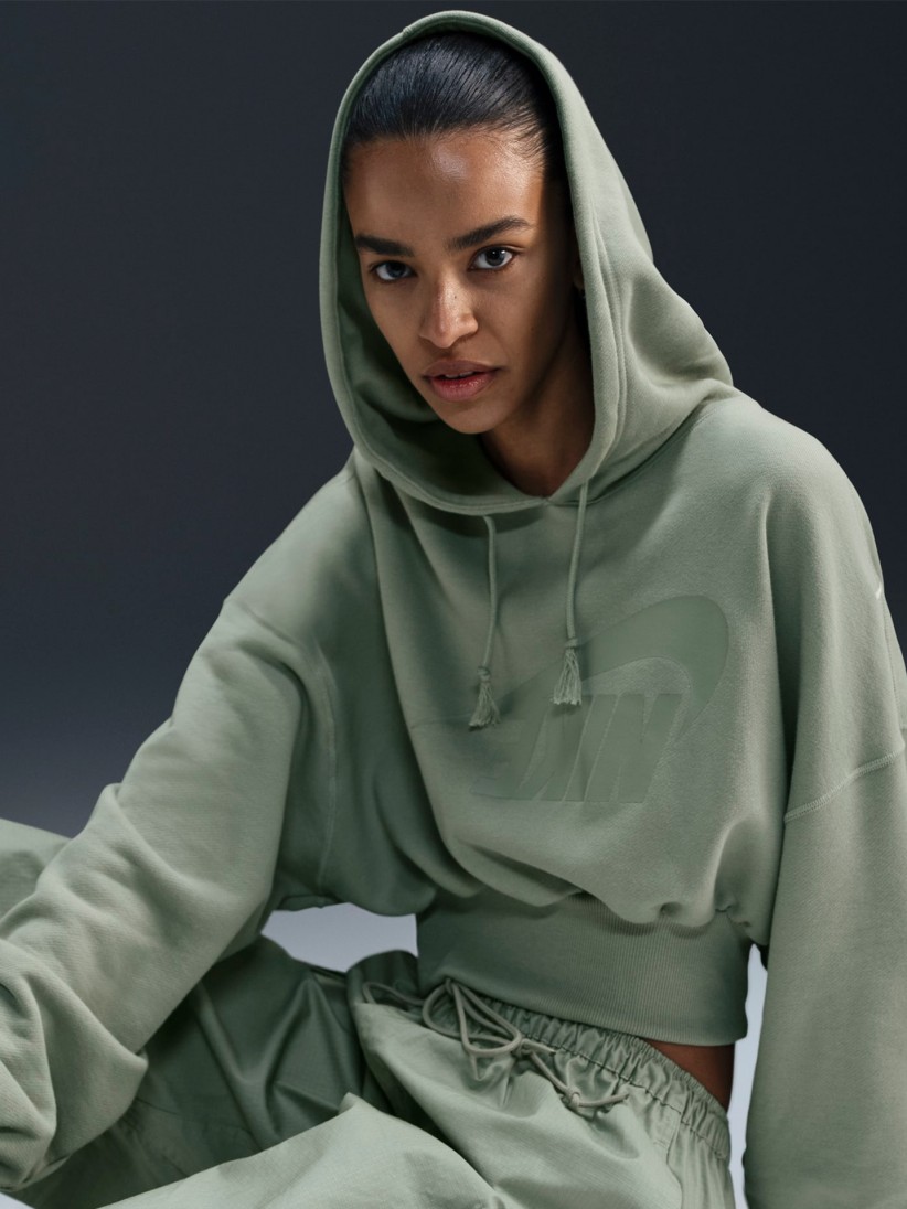 Nike Sportswear Oversized Cropped French Terry Hoodie