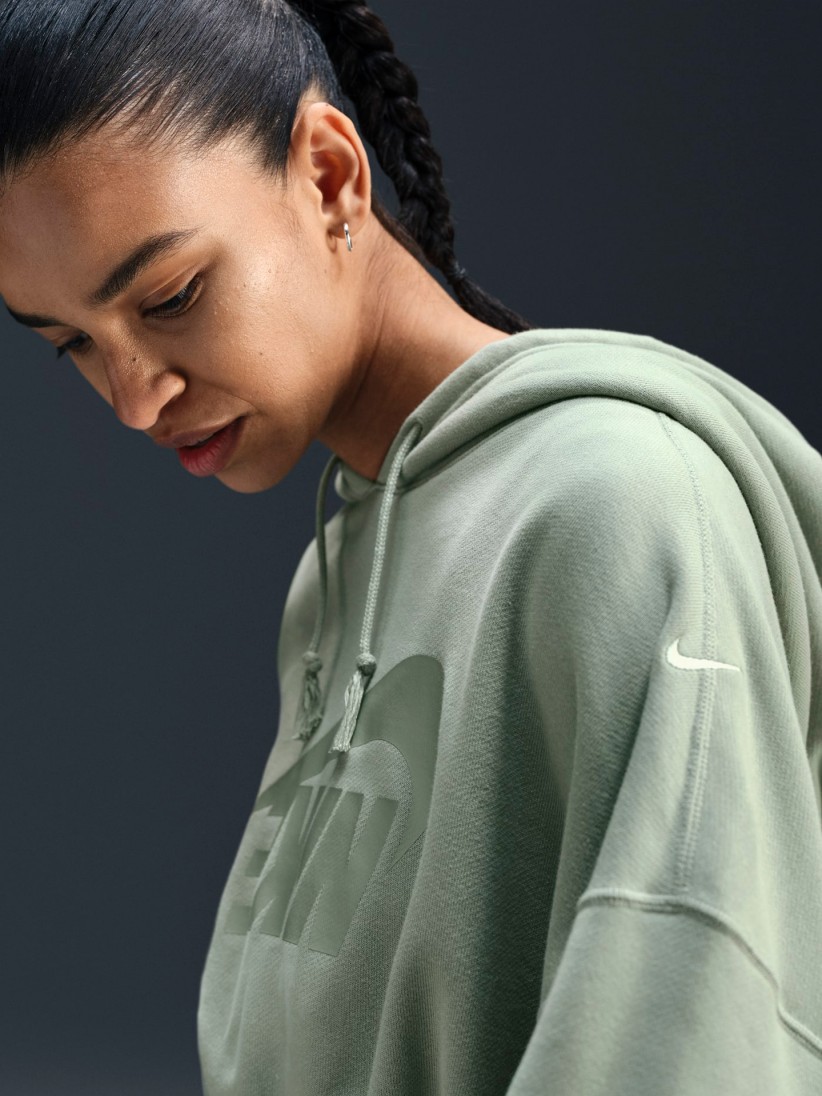 Sudadera con Capucha Nike Sportswear Oversized Cropped French Terry