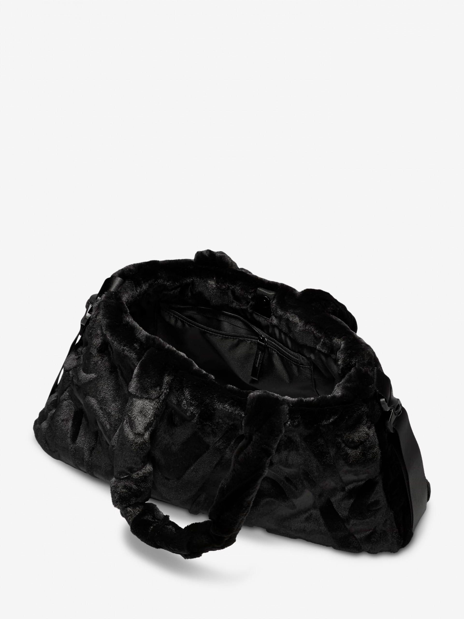 Nike Sportswear Synthetic Fur Black Tote For Women
